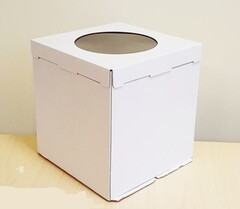 Коробка картонная усиленная гофрокартон 50х50х50 см с окном