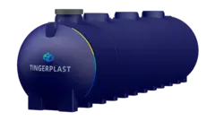 Подземно-наземная ёмкость 40 м3 (PT 40) Тингард 40000 л. горизонтальный (10780x2400x2590см;2000кг;синяя) - арт.553991