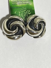 Розы (серьги из серебра)