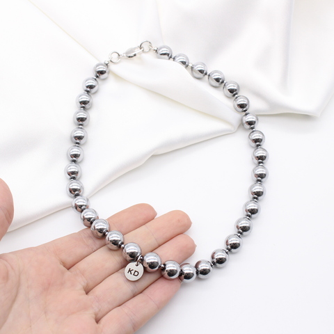 Колье из гематина Lovly two