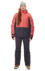 Костюм женский Ангара -35 (графит, лосось) GRAYLING