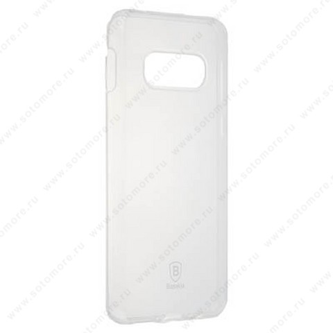 Накладка силиконовая ультра-тонкая для Samsung Galaxy S10e Baseus прозрачная