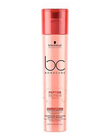 Шампунь спасительное восстановление для жестких волос Schwarzkopf BC Bonacure Peptide Repair Rescue Deep Nourishing Shampoo