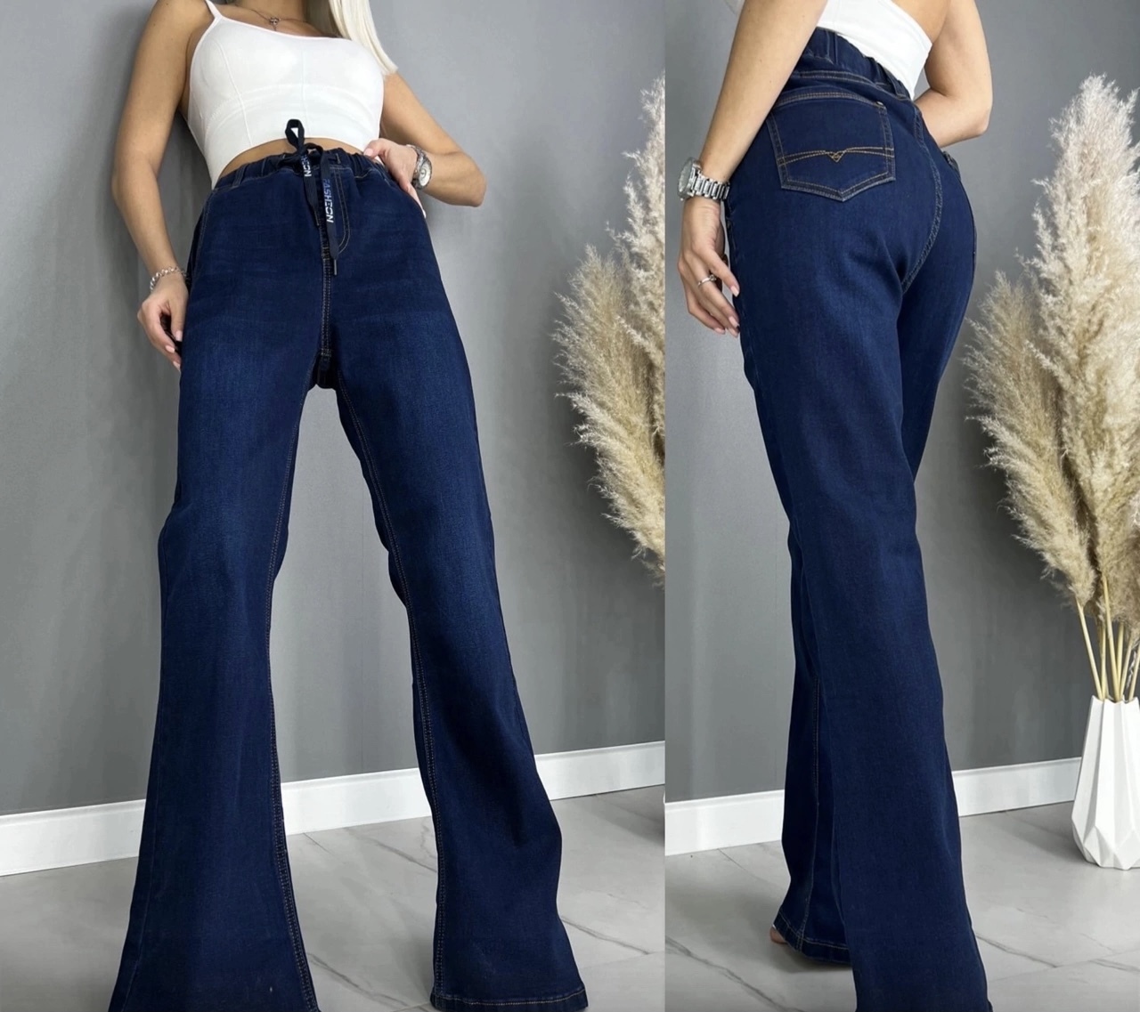 Отзывы о Темно-синие женские обтягивающие джинсы