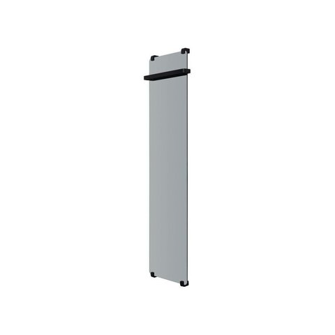 Allen Brau Infinity 305023 Полотенцесушитель электрический с рейлингом и креплением, цвет: чёрный