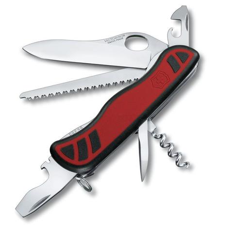 Складной нож Victorinox Forester One-Hand red/black, лезвие с петлёй для открывания одной рукой (0.8361.MC) - Wenger-Victorinox.Ru