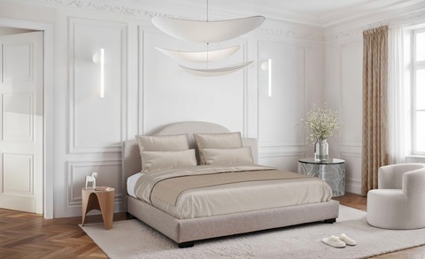 Постельное белье семейное Mollen песочно-бежевое