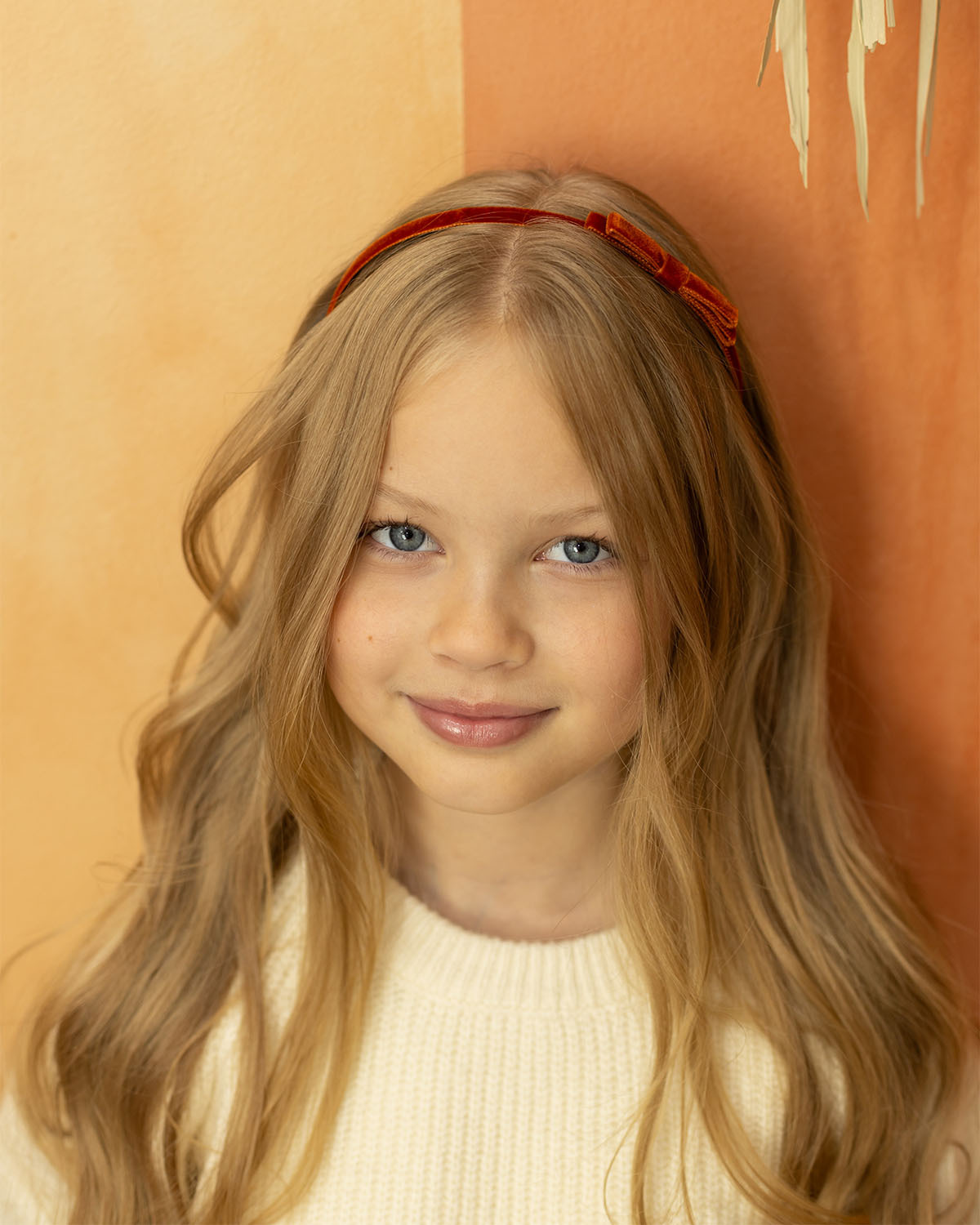 Бархатный ободок HOLLY BOW