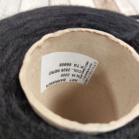 Смесовка с альпакой Filitaly Lab BARRANCA 220 черный