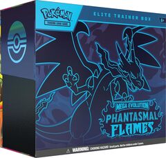 Набор карточек Pokemon TCG: Mega Evolution Elite Trainer Box (Phantasmal Flames) (на английском языке)