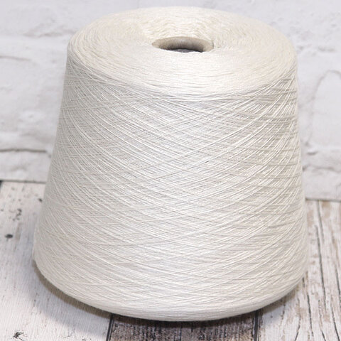 Кашемир (35%) с шелком (30%) и мериносом ZEGNA BARUFFA DIVA 2/28 белый натуральный