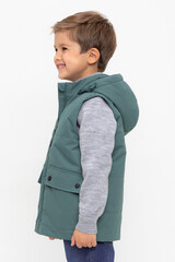 жилет  для мальчика  ВК 35011/14 ГР (128-158)