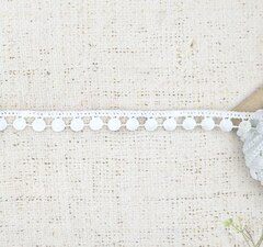 Кружево плетеное, ш. 1,5 см, айвари