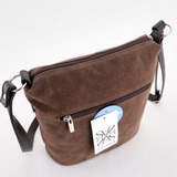 Сумка Саломея 350 эко-замша шоколад