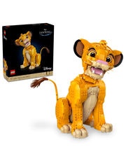 Конструктор Лего Дисней Король Лев Молодой Симба | LEGO Disney Young Simba 43247 коллекционная модель, 1445 дет. (18+)