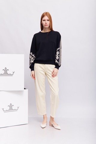 Cambio Джинсы-бананы из хлопка с эластомультиэстером