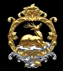 Силиконовый молд № 371 Олень