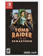 Tomb Raider I-III Remastered (картридж для Nintendo Switch, полностью на русском языке)
