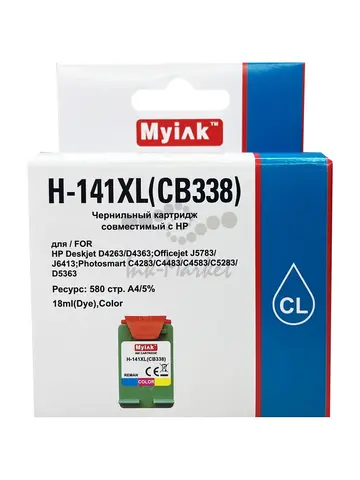 Картридж MyInk 141XL CB338 для HP DJ D4263 (R) Color