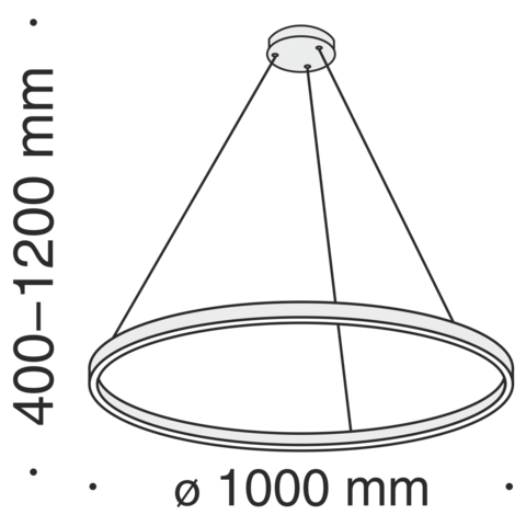 Подвесной светильник Technical Rim MOD058PL-L54B4K