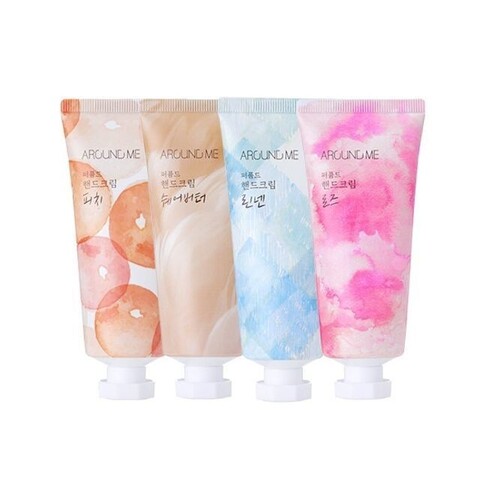 Welcos Around Me Perfumed Hand Cream Peach Крем для рук с персиком