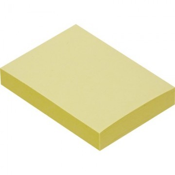 Стикеры с клеевым краем 38х51мм 100 л желтый