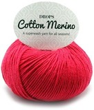 Пряжа Drops Cotton Merino 06 красный