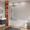 Душевая шторка на ванну Cezares SLIDER-VF-11 SLIDER-VF-11-80/150-C-Cr