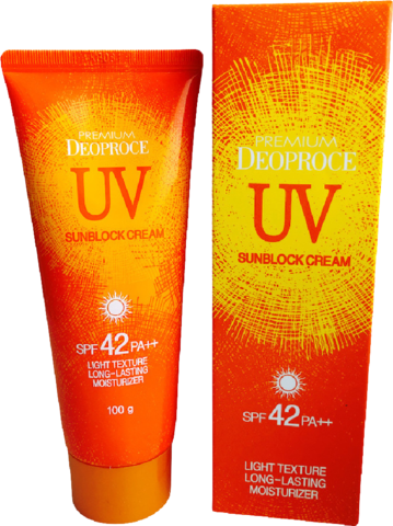 Deoproce Sun Крем солнцезащитный для лица и тела Premium Deoproce Uv Sunblock Cream Spf42 Pa++