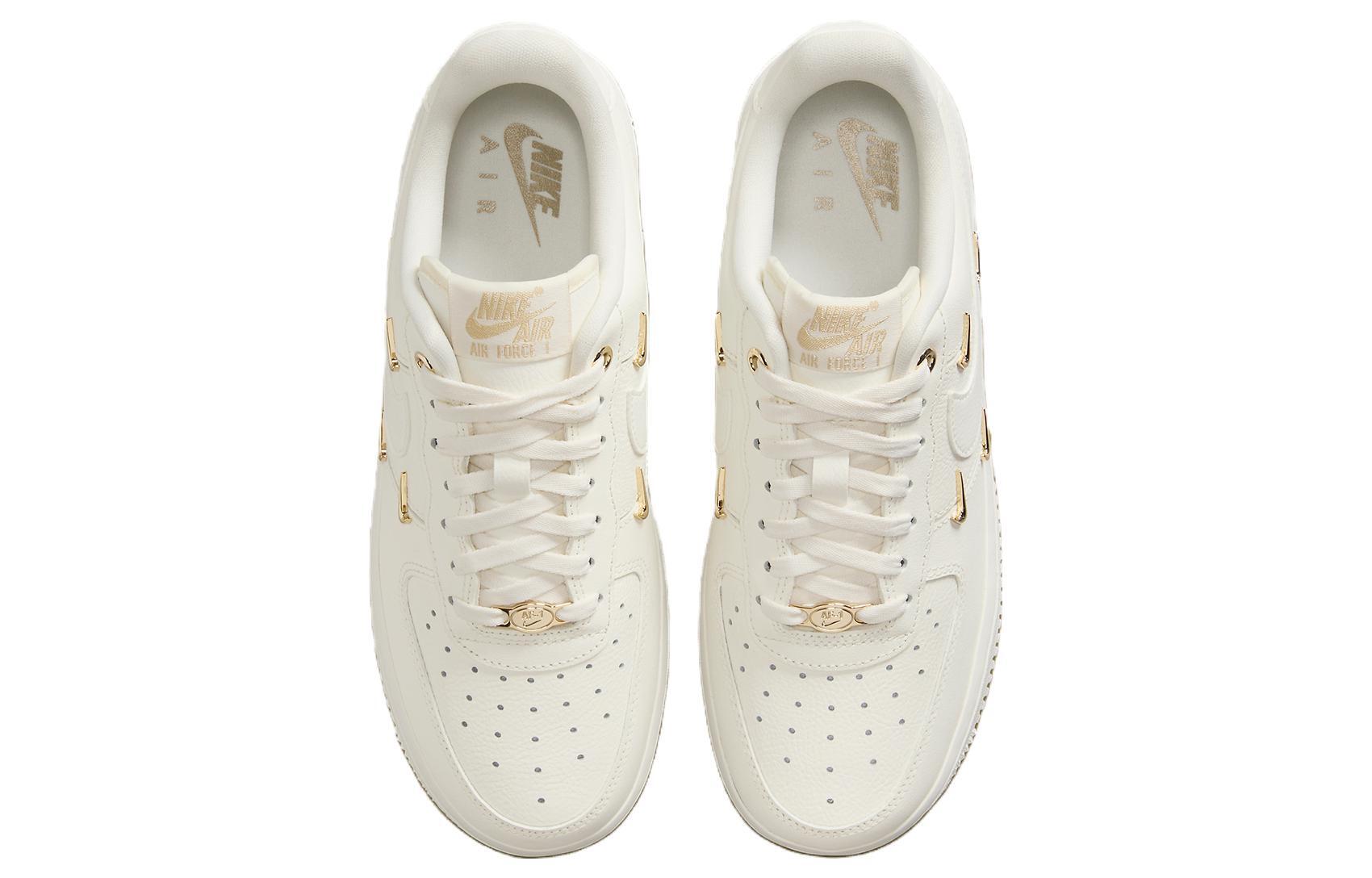 Nike air force low gold best sale