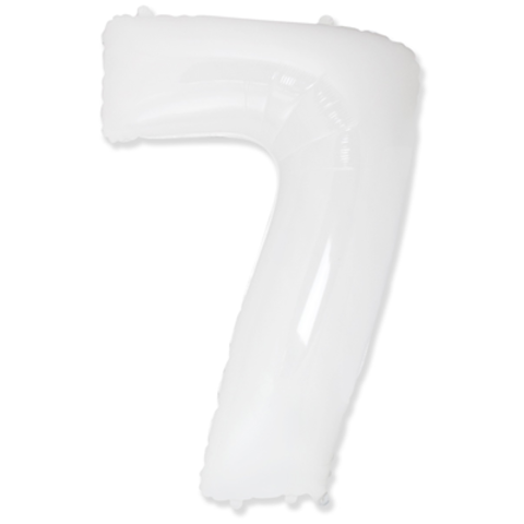 Цифра «7» белая