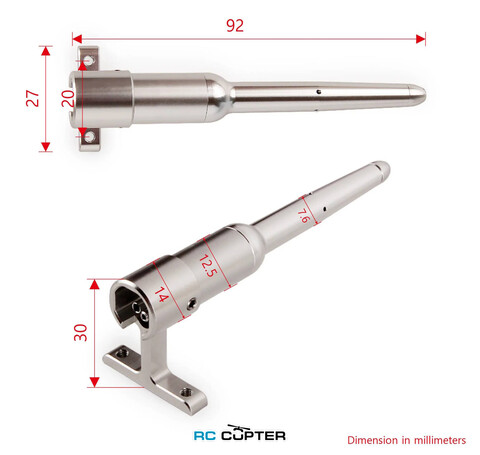 Датчик воздушной скорости Holybro MS4525DO для Pixhawk 6 (PT60 Pitot Tube)