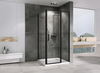 Abber Sonnenstrand AG04120BS-S100B Душевой уголок, 120x100x195, цвет: чёрный