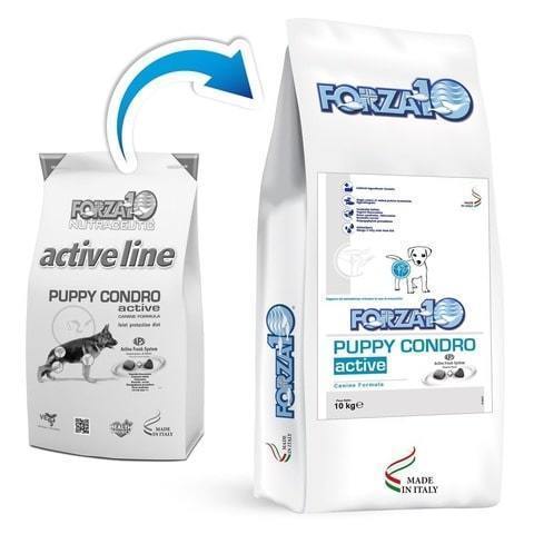 купить FORZA10 ActiveLine DOG Puppy Condro Active сухой корм для щенков всех пород с проблемами опорно-двигательного аппарата 10 кг