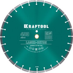 KRAFTOOL LASER-BETON 400 мм (25.4/20 мм, 10х3.4 мм), алмазный диск (36686-400)