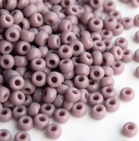 8/0 RR-0410 Бисер круглый Миюки /Miyuki round 8/0 Opaque mauve