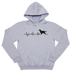 Толстовка "Сердечный ритм - Спаниель"