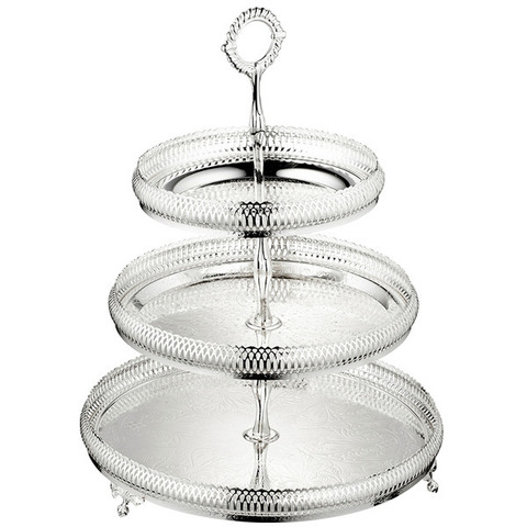 Блюдо трехъярусное 18-23-28см Queen Anne
