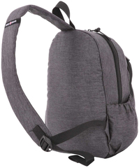 Рюкзак однолямочный Swissgear 13'', cерый, 25х14х35 см, 12 л, SA2608424521 - 2