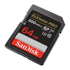 Карта памяти SanDisk Extreme Pro SDXC UHS-I Class 3 V30 200/90 MB/s 64GB