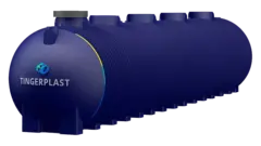 Подземно-наземная ёмкость 50 м3 (PT 50) Тингард 50000 л. горизонтальный (13390x2400x2590см;2500кг;синяя) - арт.553992