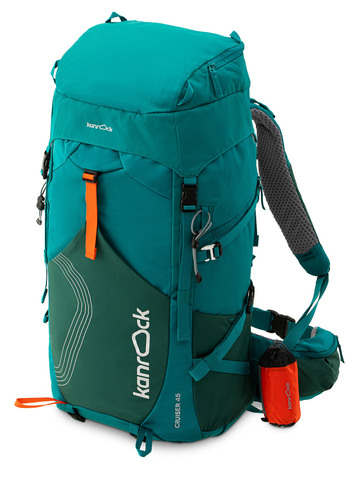 Картинка рюкзак туристический Kanrock Cruiser 45 Sea Green - 6