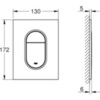 Grohe Arena Cosmopolitan S 37624DC0 Клавиша смыва для унитаза