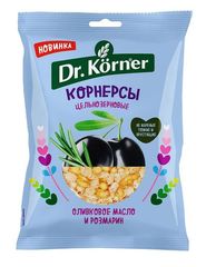 Dr. Korner Чипсы ц/з кукурузно-рисовые с оливковым маслом и розмарином 50 гр.