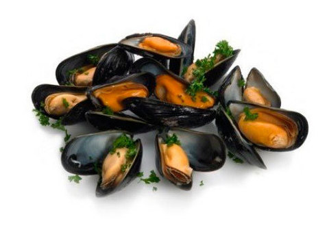 Мидии Тихоокеанские варено-мороженные, 600г