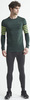 Утеплённая беговая рубашка Craft Fuseknit Comfort Blocked Green мужская
