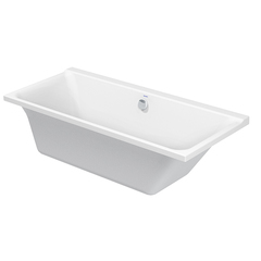 Duravit P3 Comforts Ванна акриловая прямоугольная 1600х700 мм, встраиваемая(без панелей), с наклоном для спины справа, цвет белый 700372000000000 фото