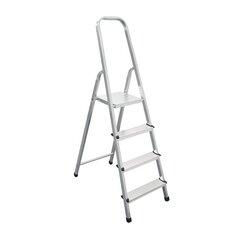 БИБЕР 98004 Стремянка алюминиевая 4-х ступенчатая---