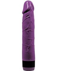 Фиолетовый вибратор-реалистик Adour Club - 22,5 см. - 