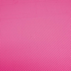 Ткань плательная Кашибо чёрный горох на розовом, d 0,3 см